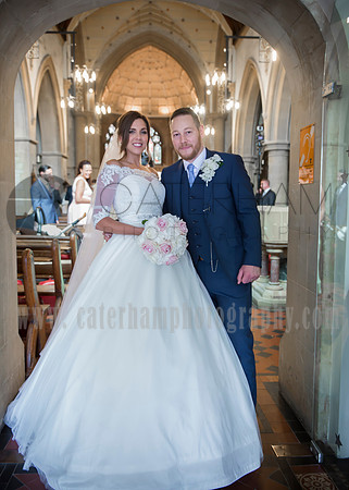 Surrey wedding photographer Wedding sacred heart Caterham