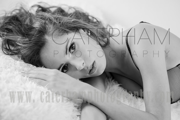 surrey wedding photographer- in studio- laying down