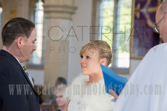 Romantice wedding -Surrey wedding photographer/ Wedding couple looking in each others eyes