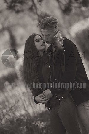 Couple posing