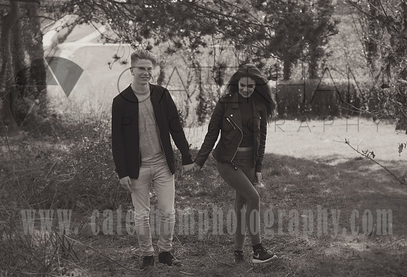 Couple posing