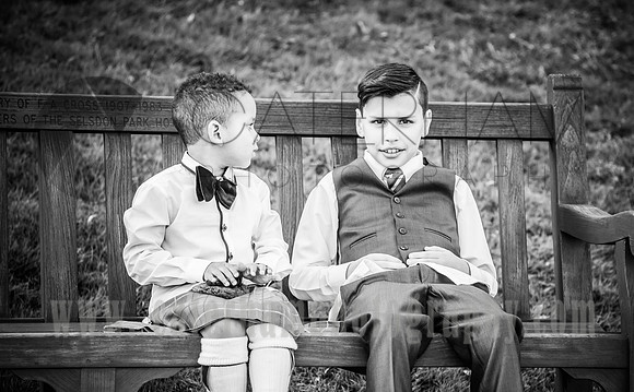 Kids at wedding