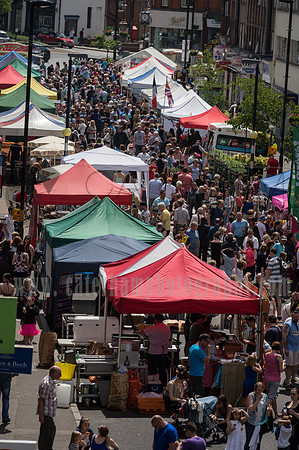 surrey event photographer- caterham food festival- busy market