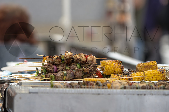 surrey event photographer- caterham food festival- bbq food