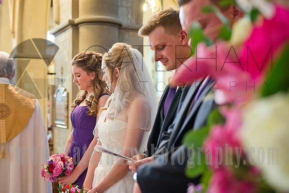 sacred heart church caterham / The Bride and bridesmaid