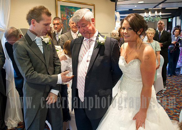 Surrey wedding photographer /Legacy Thatchers Hotel Wedding thankyou father inlaw (8)