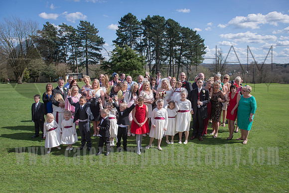 Surrey wedding photographer / selsdon park hotel wedding / Wedding group photo