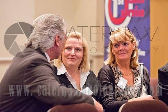 Surrey Commercial Photographers / Sutton PR event / Conversation between guests