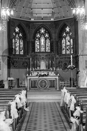 surrey wedding photography- Sacred Heart Church and Halls- the church