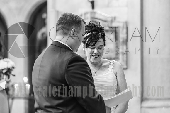 surrey wedding photography- Sacred Heart Church and Halls- the ceremony
