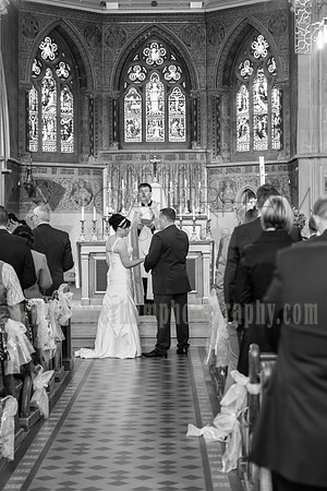 surrey wedding photography- Sacred Heart Church and Halls- the bride and groom at the alley