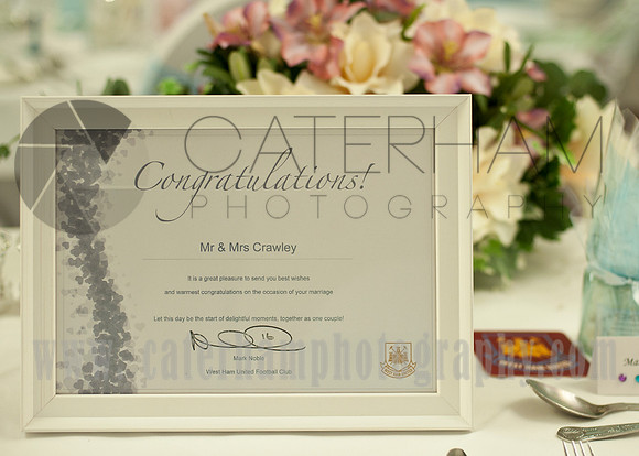 Surrey wedding photographer /Legacy Thatchers Hotel Weddings congratulations