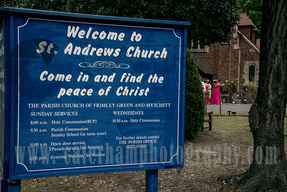 St Andrews church frimley green wedding (4)