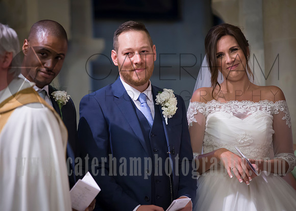 Surrey wedding photographer Wedding sacred heart Caterham