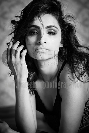 surrey wedding photographer- in studio- looking at camera-boudoir photo