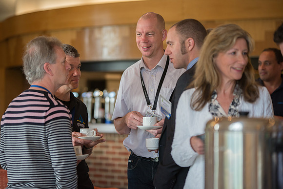 Caterham BNI / Boys drinking coffee - Caterham Photography