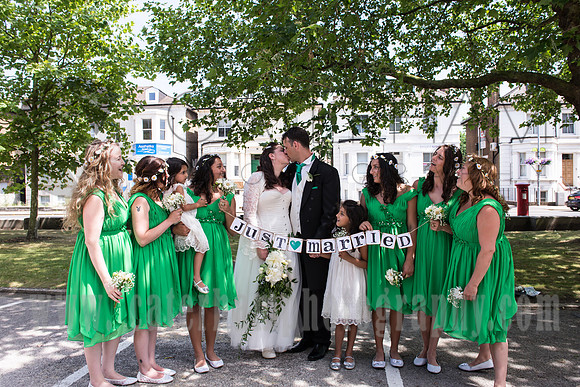 surrey wedding photographer- kingston county hall- just married