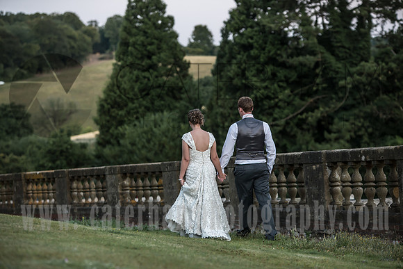 Surrey Wedding photographer / woldingham school wedding / Bride and groom having a walk