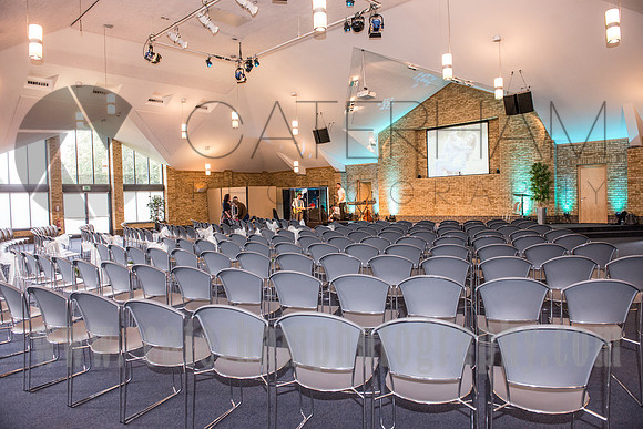 Surrey wedding photography / reigate baptist church (1) / The wedding room before any guests came in / Wedding preparations