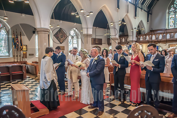 st mary's church ewell wedding (8)