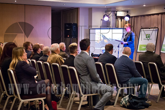 surrey event photographer- woman giving a speech