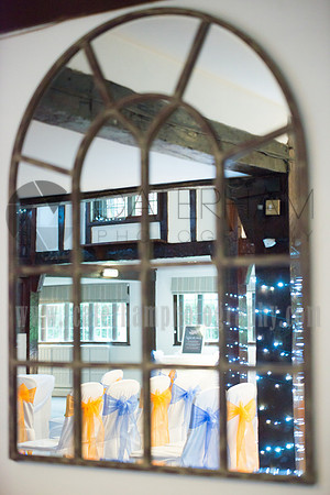 Wedding decoration shots at Box Hill Burford Bridge Hotel wedding