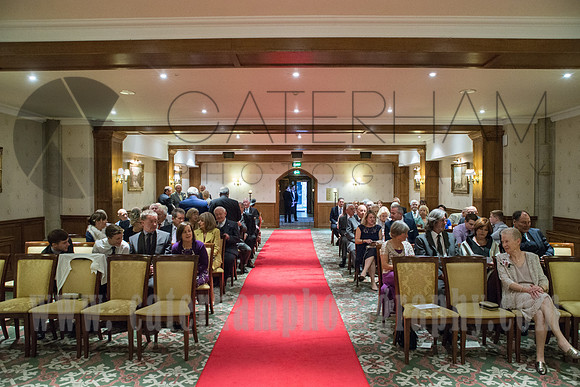 Surrey wedding photographer- sussex wedding ashdown park hotel- ceremony room