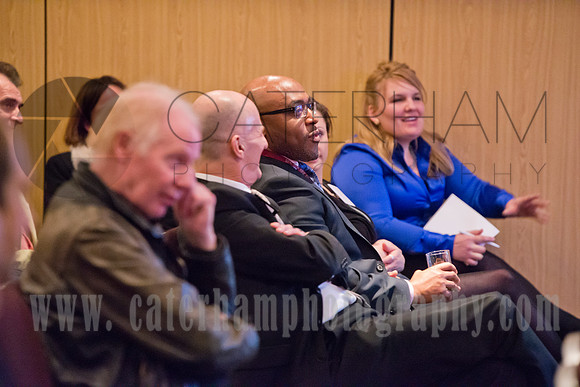 surrey event photographer- BNI event- group of people talking