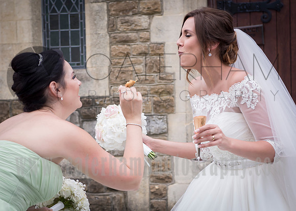 Surrey wedding photographer Wedding sacred heart Caterham