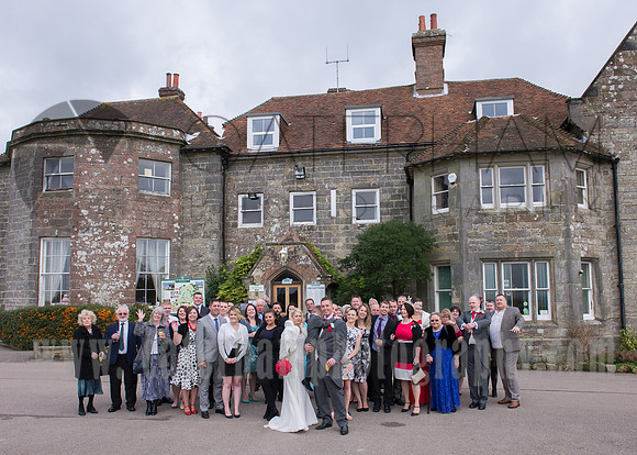 surrey wedding photographer- Crowhurst Park Wedding East Sussex- wedding guests