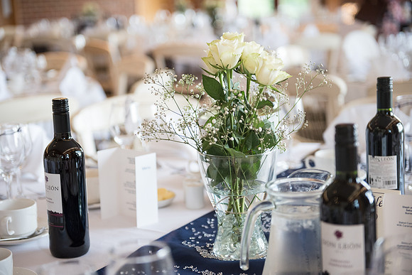 Surrey wedding Photographer - Surrey National Golf Club Weddings - Wedding reception decor