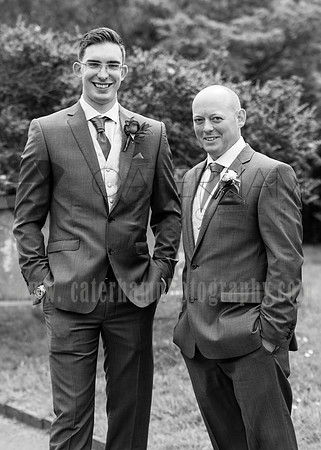 Surrey wedding photographer godstone church wedding The Groom with his friend