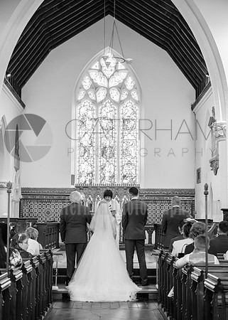Surrey wedding photographer godstone church wedding The wedding ceremony