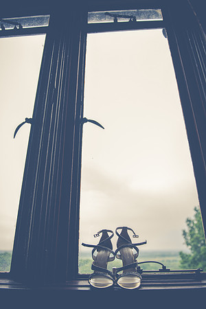Surrey Wedding Photographer- Nutfield Priory- Brides Shoes 03