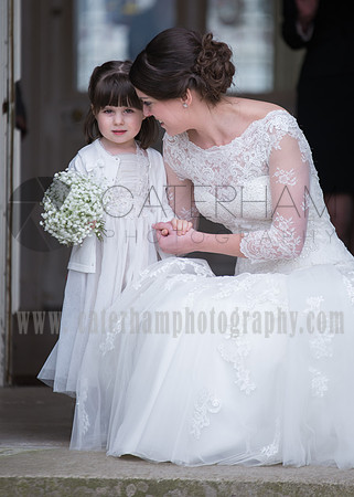 Surrey Wedding Photographer- Chiddingstone Castle- Bride and Bridemaid