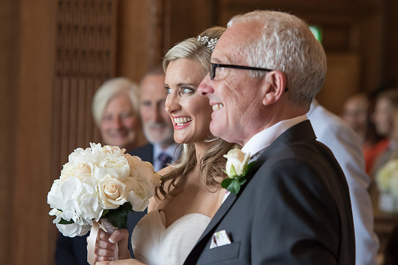 Surrey Wedding Photographer- Nutfield Priory- Bride and her Father 11