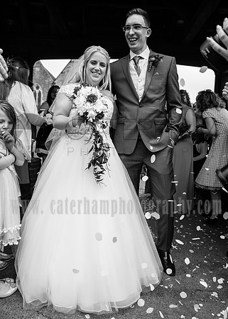 Surrey wedding photographer godstone church wedding