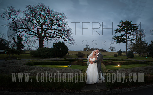 bride groom portrait at woodlands park hotel wedding