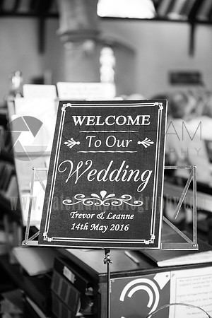 Surrey wedding photographer / St Mary church Wedding Dorking (7) / "Welcome to our wedding" sign