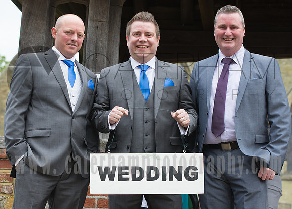 Surrey wedding photographer Godstone Church Wedding Ushers