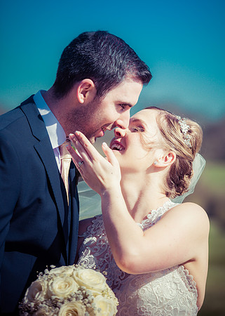 Surrey wedding photographer Bride and Groom