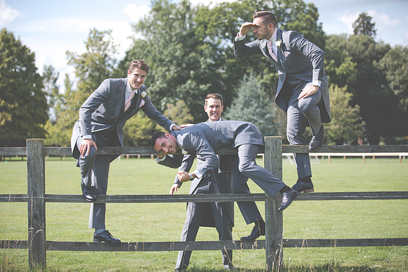 Surrey wedding photographer Groomsmen
