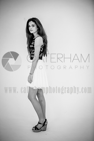 model in studio