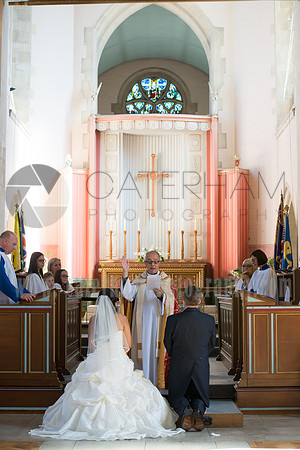 St Mildred's Parish Croydon Wedding, London Wedding Photographer, Church Wedding, Bride and Groom