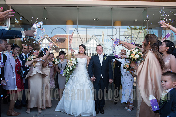 St Mildred's Parish Croydon Wedding, London Wedding Photographer, Church Wedding, Bride and Groom