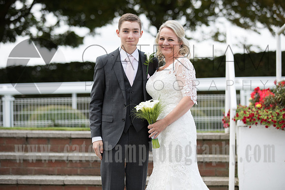 Surrey wedding photographer Epsom Race Course weddings