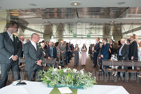 Surrey wedding photographer Epsom Race Course weddings