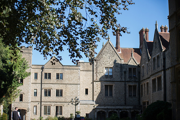 Surrey Wedding Photographer- Nutfield Priory venue towers in the morning 52