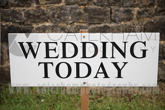 Surrey Wedding Venue, Surrey Wedding Photographer, St Michael's Church, Church Wedding, Wedding Sign