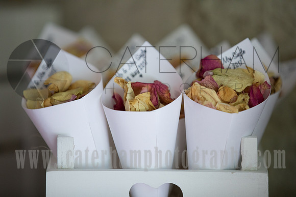Surrey Wedding Venue, Surrey Wedding Photographer, St Michael's Church, Church Wedding, Confetti